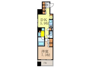 アビティ江坂の物件間取画像